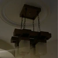 لوستر چوبی|لوستر و چراغ آویز|تهران, پرستار|دیوار