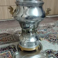 سماور همراه با سینی وکاسه مخصوص