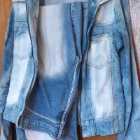 کت چرم و کت جیر کاملا نو کاپشن شلوار لی در حد نو|لباس|گرگان, |دیوار