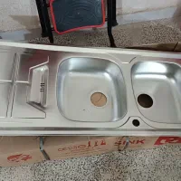 سینک دو لنگه عمق ۱۵