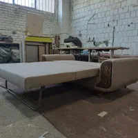 مبل تختخوابشو تاشو فلزی مدل برگی سی ان سی|مبلمان اداری|بروجرد, |دیوار