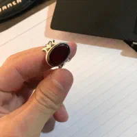 انگشتر عقیق سرخ|کلکسیون اشیاء عتیقه|بابلسر, |دیوار