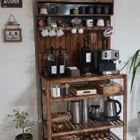 کافی بار چوبی