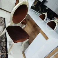 4 عدد صندلی چوب گردو