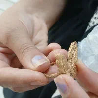 انگشتر پروانه طلا