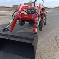 تراکتور فرگوسن 470 جفت با بیل تراکتور 470