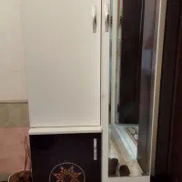 جاکفشی رختکن دار.بوفه.ساعت.ایینه شمعدان