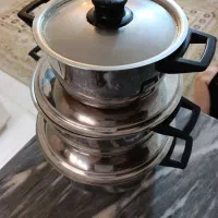 ظروف استیل سه تایی