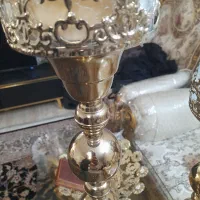 دو عدد جا شمعی کنار سالنی نو و بسیار زیبا|صنایع دستی و سایر لوازم تزئینی|ری, ظهیرآباد|دیوار