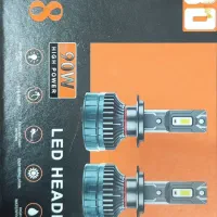 هدلایت لامپ LED خودرو A80 V8 90W اصل، کم‌کارکرد
