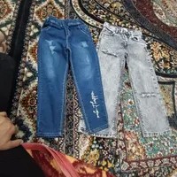 دوعدد شلوار جین دخترانه ۷ـ۶سال|کفش و لباس بچه|مرودشت, بیست متری بیمارستان|دیوار