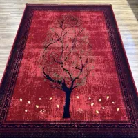 فرش درختی/فرش باستان ماشینی|فرش|شیراز, لاله|دیوار