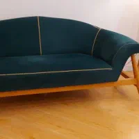 مبل دو نفره راحتی چوب راش