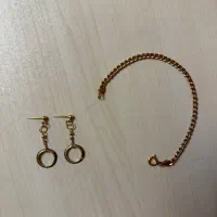 دستبند و گوشواره طلا