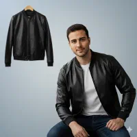 کاپشن چرم مدل SteelEdge / گرم، خوش‌فرم و ضدباد