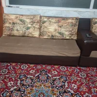 2دست مبل ال راحتی کار کرده با کاور