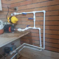 لوله کشی نصب ابگرمکن و پمپ و شیر الات