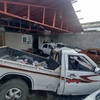 تصادفی نیسان پادرا مدل 1400|خودرو سواری و وانت|شیراز, محمدیه|دیوار