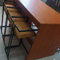 میز چوب روس سبک و سه عدد صندلی اپنی|میز و صندلی غذاخوری|محمدشهر, ولدآباد|دیوار