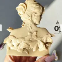 شمع و مجسمه روز دختر