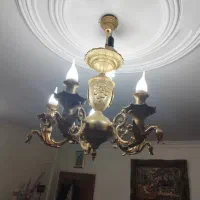 یه جفت لوستر با روکش آب طلا