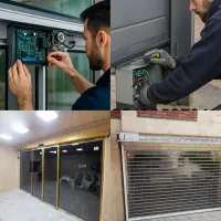 تعمیرات بردموتور درب اتوماتیک شیشه برقی جک پارکینگ