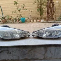 ۲ عدد چراغ ۲۰۶ فابریک