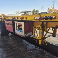 تریلی کفی گاری یدک کش دو محور چرخ ۲۴