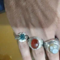 انگشتر باباقوری.زمرد.عقیق یمن بامخراج الماس|جواهرات|یزد, |دیوار