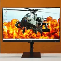 مانیتور ۲۴ اینچ فریملس اچ پی HP اسپیکردارو ۷۵ هرتز|قطعات و لوازم جانبی رایانه|مشهد, ولیعصر (شهرک غرب)|دیوار