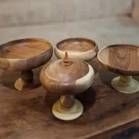 سرویس پذیرایی ظروفچوبی قندون چوبی پیاله هفت‌سین