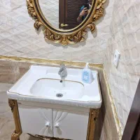 روشویی سلطنتی با سنگ و آیینه