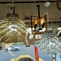 لوستر آویز مدل کاج تک شعله|لوستر و چراغ آویز|کرج, دهقان ویلا|دیوار