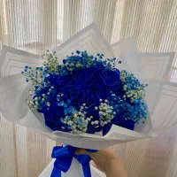 دسته گل روبانی ، جاودانه|گل مصنوعی|تبریز, |دیوار