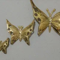 مجسمه ی برنز طرح پروانه|مجسمه، تندیس، ماکت|زنجان, |دیوار