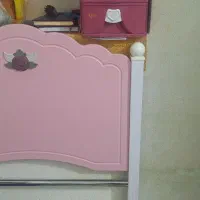 تخخواب یکنفره ام دی اف رنگ صورتی