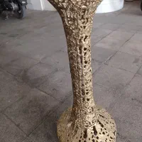 گلدان برنجی سالم وتمیز ۴۲۰۰ تومان|صنایع دستی و سایر لوازم تزئینی|تهران, ائمه اطهار|دیوار