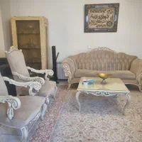 مبل و ناهارخوری هفت نفره استیل راحتی|مبلمان خانگی و میز عسلی|تهران, شهرک چیتگر|دیوار