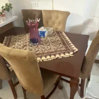 میز نهار خوری ۶ نفره چوب