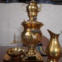سماور ذغالی برنجی