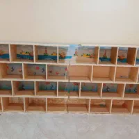 قفسه ی کیف و کتاب مهدکودک