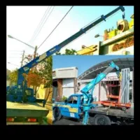 خدمات جرثقیل مینی ۲تن کفی امداد یدک کش نیسان