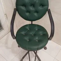 صندلی کوپ چرم فلز