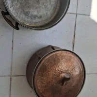 قابلمه سایز ۲۵ و ماهیتابه مسی