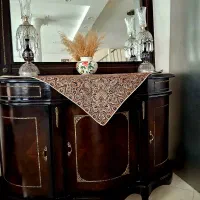 کنسول و بوفه و آینه چوبی کشودار