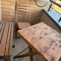 میز صندلی چوبی|صندلی و نیمکت|اصفهان, کوی شهید کشوری|دیوار