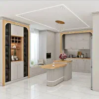 کابینت نئوکلاسیک ۲۰۲۶و هایگلاس|مصالح و تجهیزات ساختمان|ورامین, شهرک فجر|دیوار