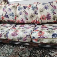 با سلام یک دست مبل هفت نفره با بدنه‌ چرم|مبلمان خانگی و میز عسلی|نیشابور, رنج آباد|دیوار