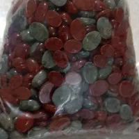 دوکلیلو سنگ لابلادوریت ، عقیق سبز هندی مخلوت