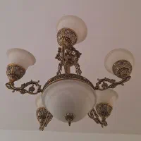 دوتا لوستر برنجی،سالم سالم دونه ای ۲۵۰۰ تومن|لوستر و چراغ آویز|سبزوار, امیر کبیر|دیوار